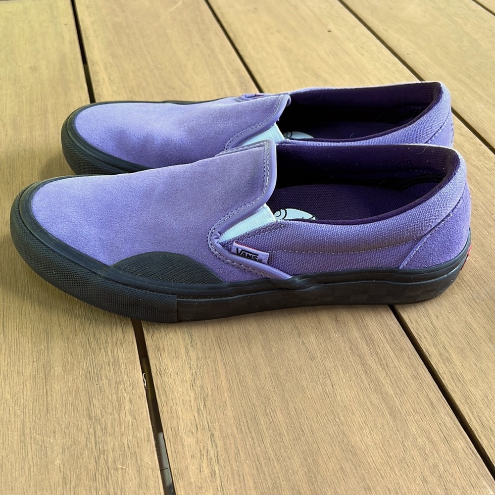 Vans Shoes | Purple Suede X Lizzie Armanto Slip-on Pro (Men’s 8.5 / Women’s 10)